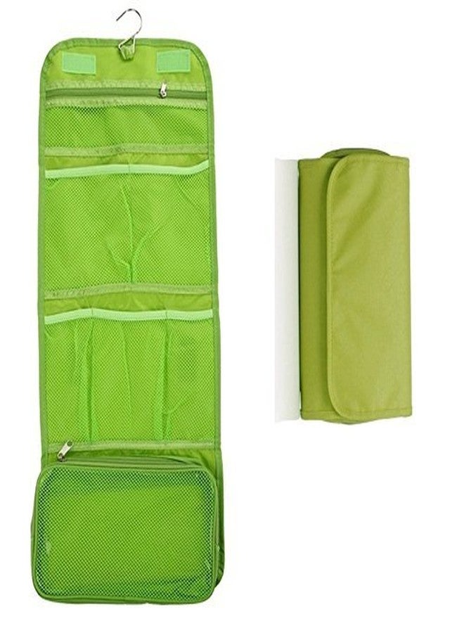 MEZON حقيبة مستحضرات التجميل القابلة للطي من ميزون، تُعلق على الحائط، حقيبة مكياج، طقم أدوات تجميل، منظم حمام - متعدد الألوان - Image 1